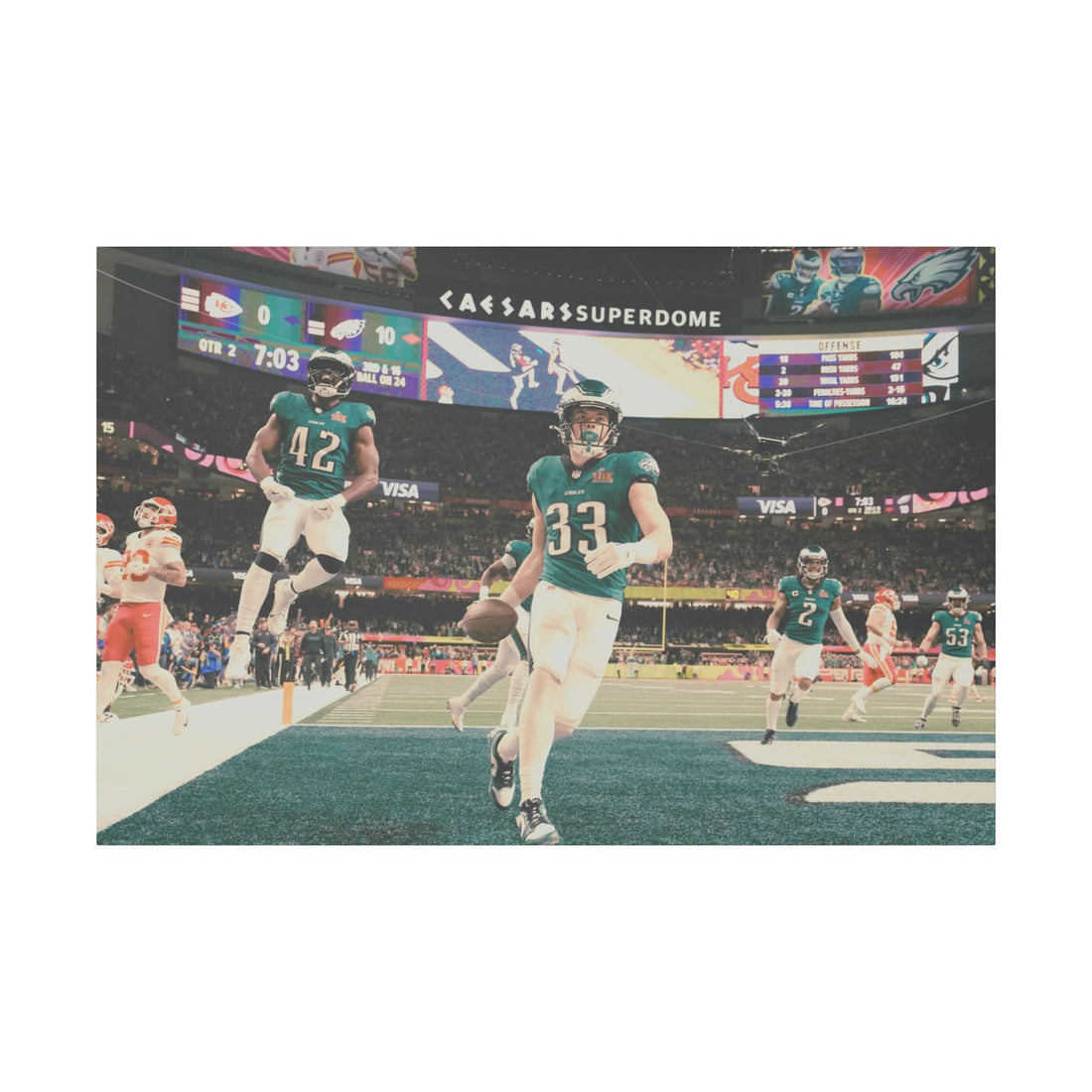 Pick Six - Eagles Cooper Dejean Superbowl 59 Pick 6