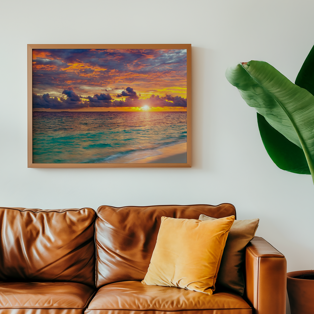 Paradise Beach Sunset - Beach Wall Art
