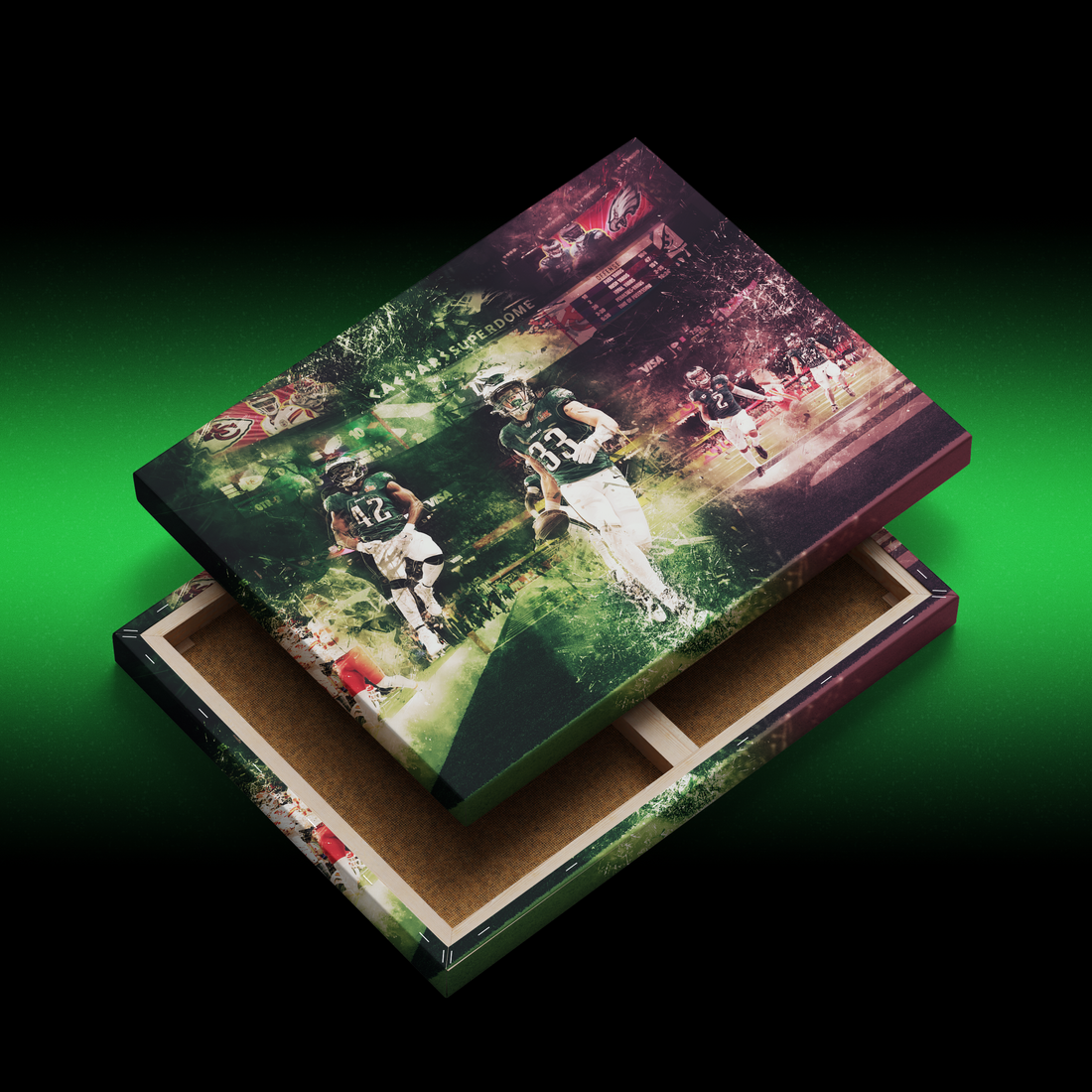 Pick Six - Eagles Cooper Dejean Superbowl 59 Pick 6 Wall Art
